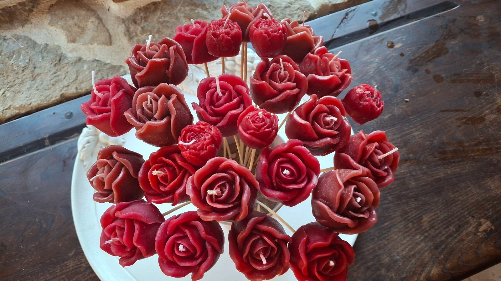 Ramo de rosas en cera – photo 9